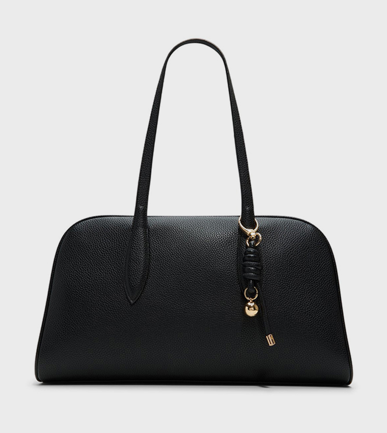 HAYLA Textured Zippered Tote Bag