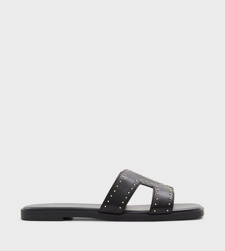 HAYLEE Open Toe Flat Sandals