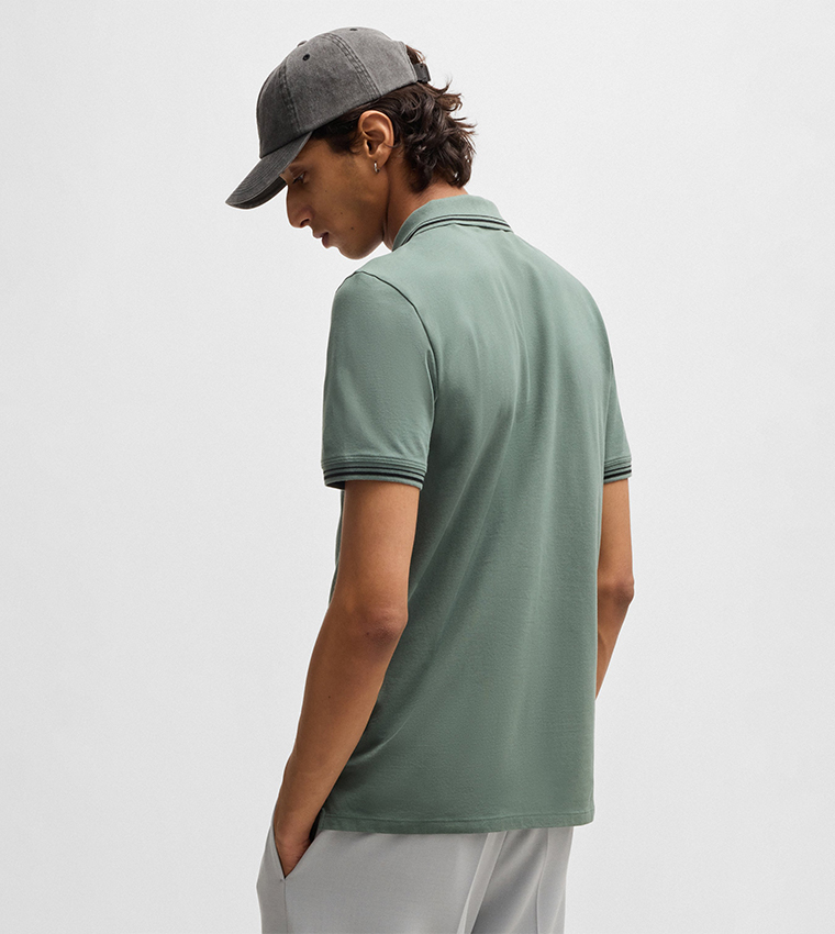 Logo Detail Short Sleeves Polo T-Shirt