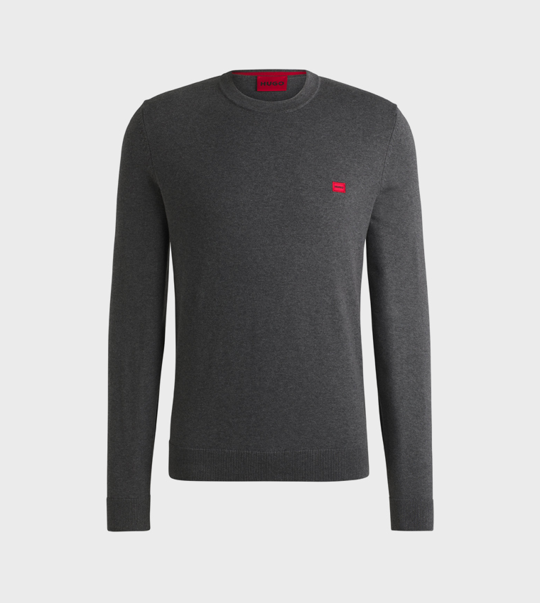 Logo Detail Long Sleeves Sweater