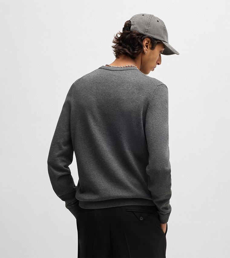 Logo Detail Long Sleeves Sweater