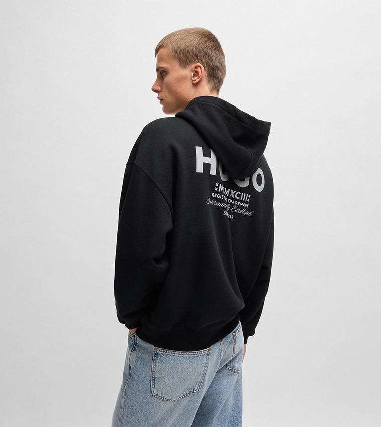 Logo Detail Long Sleeves Hoodie