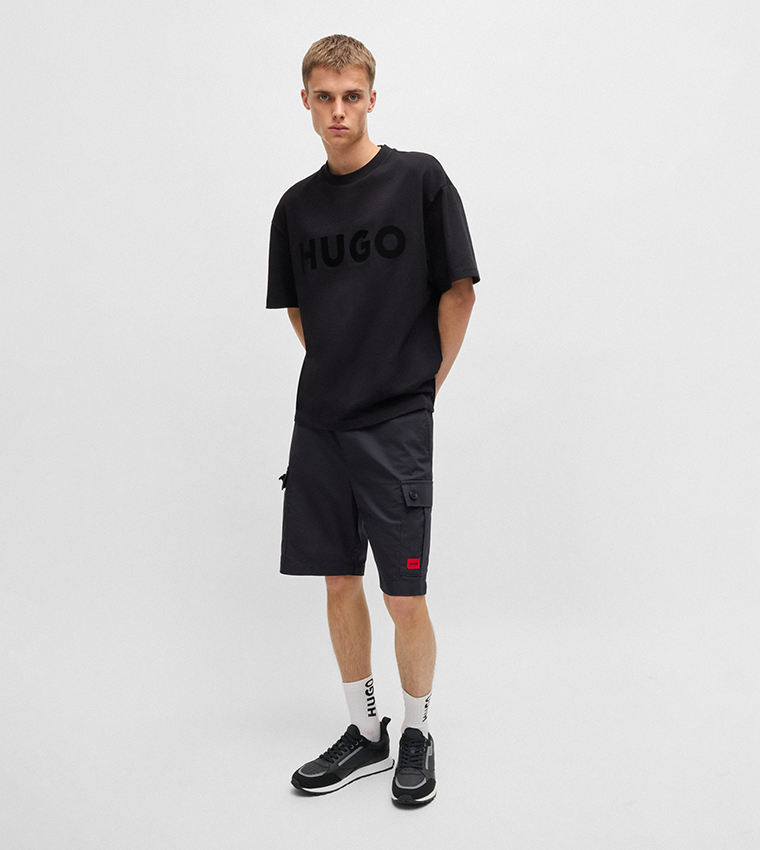 Logo Patterned Lace Up Sneakers