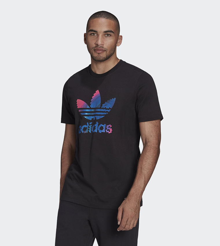 Adidas Originals Trefoil T Shirt In Black | 6thStreet Bahrain