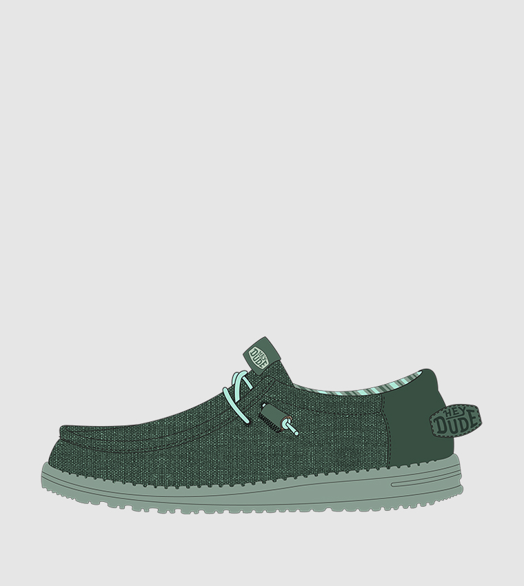 WALLY Stretch Canvas Slip-On Shoes