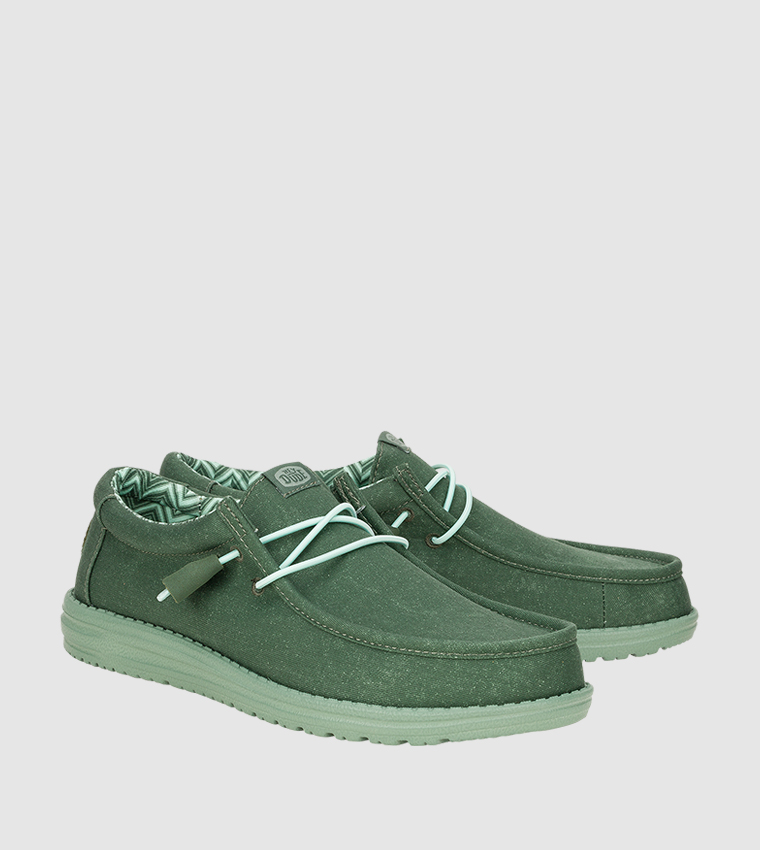 WALLY Stretch Canvas Slip-On Shoes