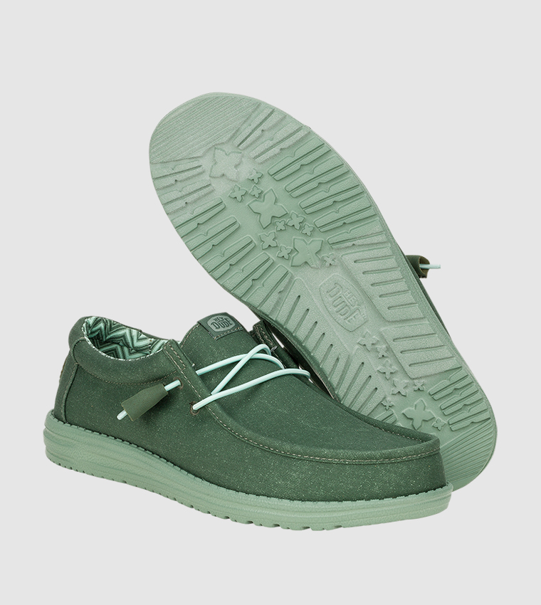 WALLY Stretch Canvas Slip-On Shoes