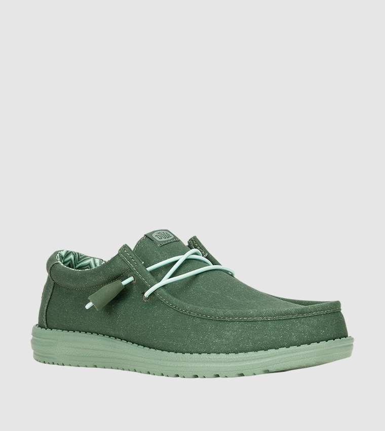 WALLY Stretch Canvas Slip-On Shoes
