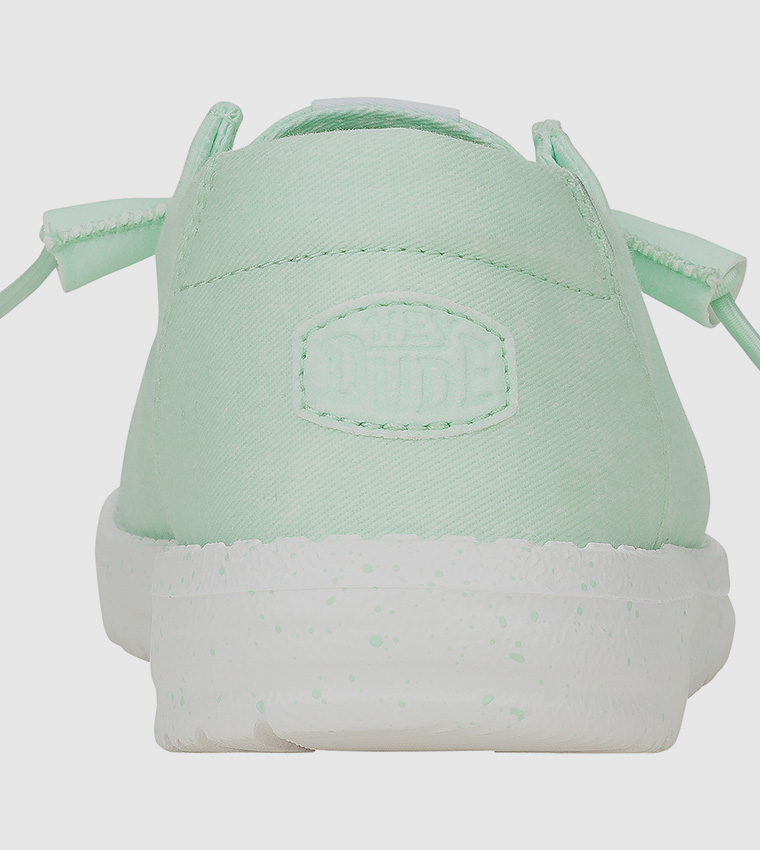 WENDY Stretch Canvas Slip-On Shoes