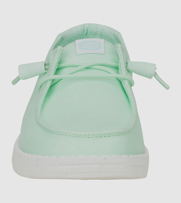 WENDY Stretch Canvas Slip-On Shoes