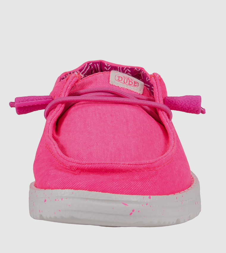 WENDY Y Stretch Canvas Slip-On Shoes