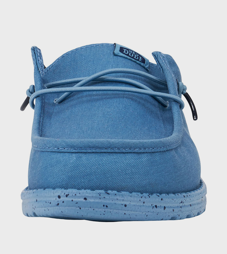 WALLY Stretch Canvas Mule Shoes