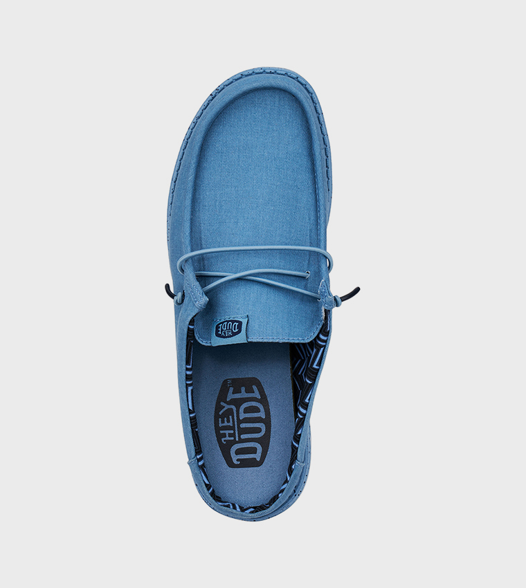 WALLY Stretch Canvas Mule Shoes