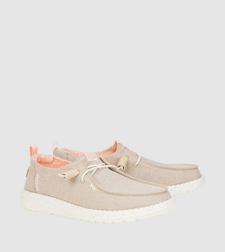 WENDY Chambray Slip-On Shoes