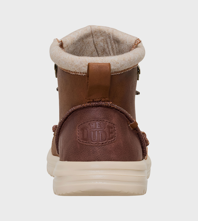 BRADLEY Classic Tumbled Lace-Up Boots