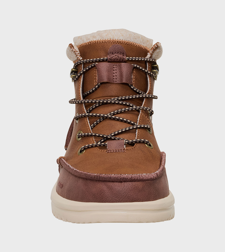 BRADLEY Classic Tumbled Lace-Up Boots