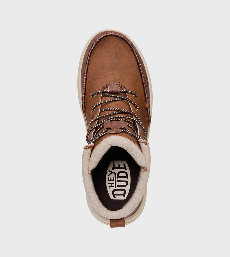 BRADLEY Classic Tumbled Lace-Up Boots