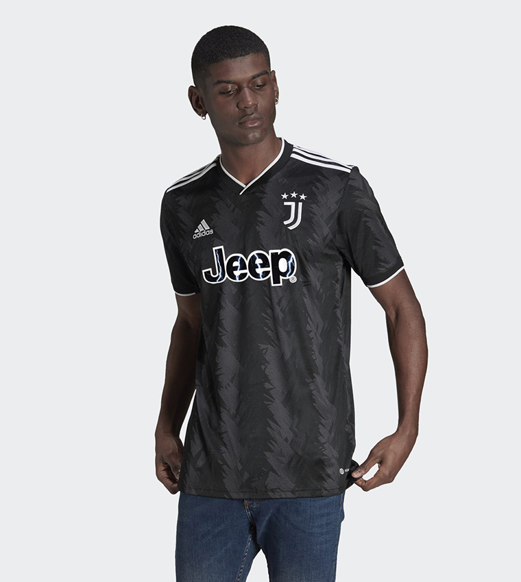 Buy Adidas Juventus 22 23 Away Jersey T Shirt In Black 6thStreet