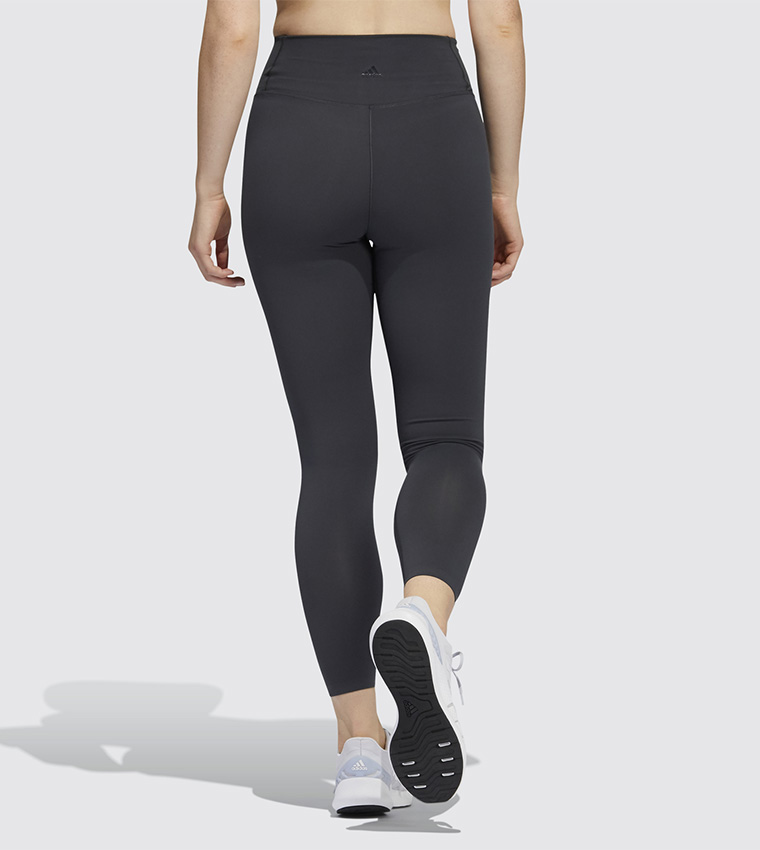 Buy Adidas Yoga Luxe Studio 7/8 Tights In Grey