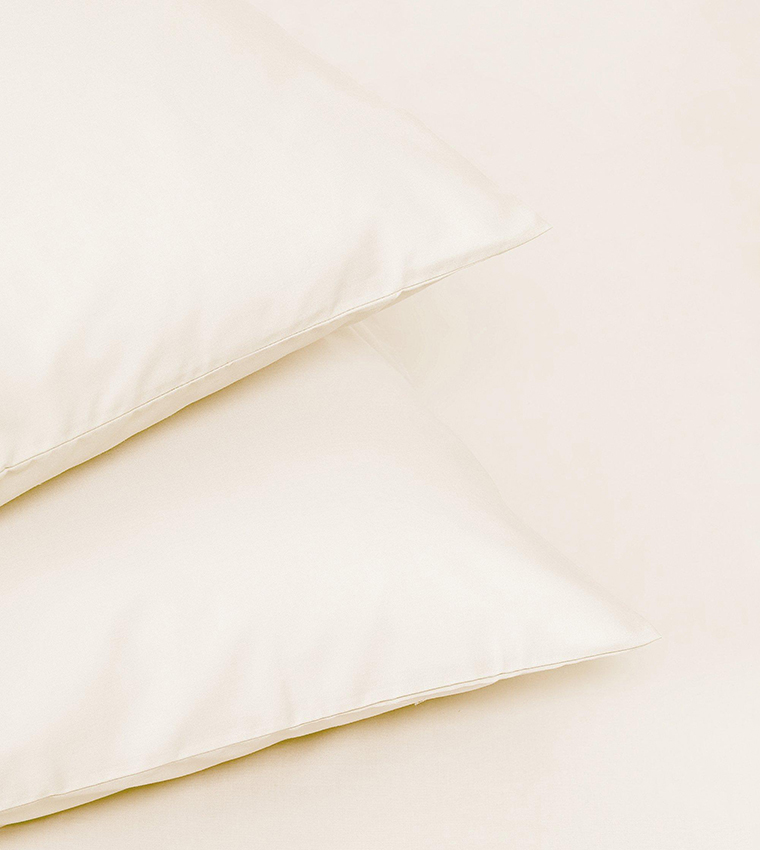 Buy Debenhams Cotton Rich Pillowcase Pair In Ivory 6thStreet Oman