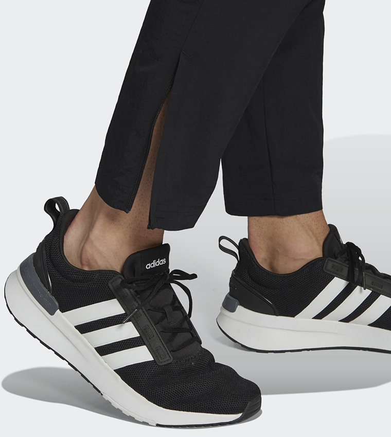 Buy Adidas Essentials Small Logo Woven Ankle Length Cargo Pants In Black