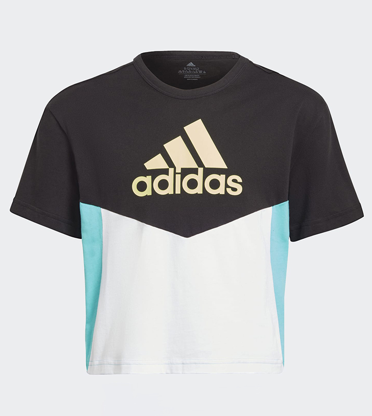 Adidas colorblock hot sale t shirt