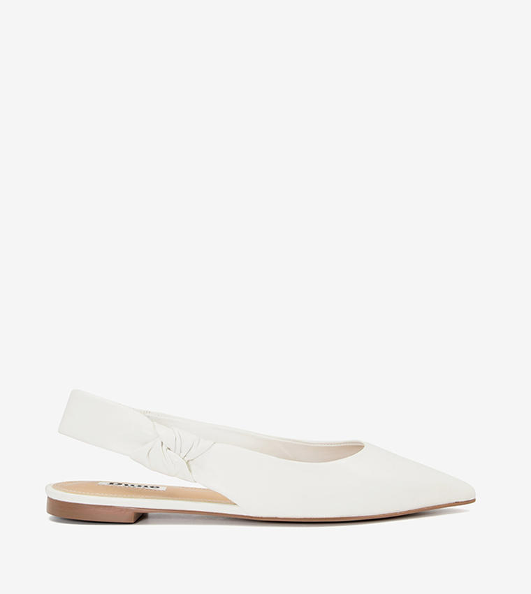HEIGHTEN Pointed Toe Slingback Flats