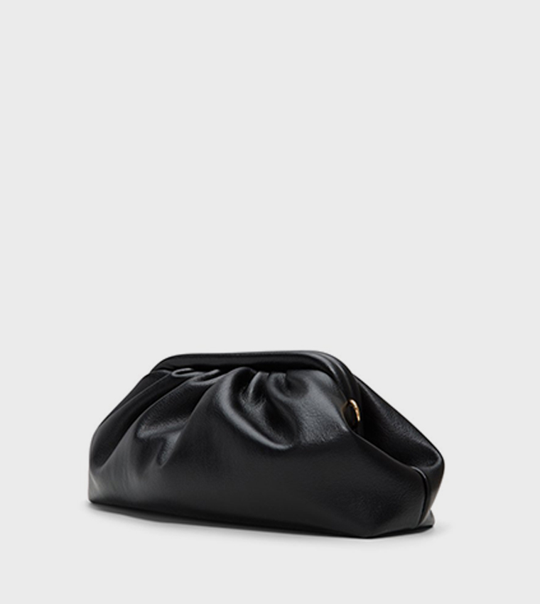 HELENAA Textured Clutch Bag