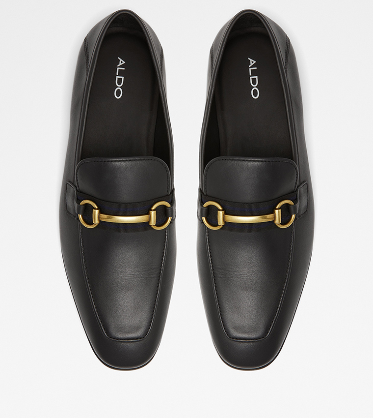Buy Aldo Heliothis Slip On Penny Loafers In Black | 6thStreet Qatar