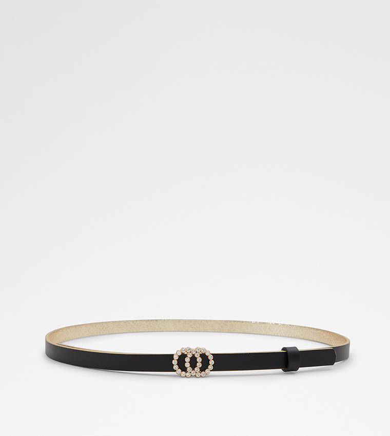 HELMSLEY Double Ring Embellished Belt