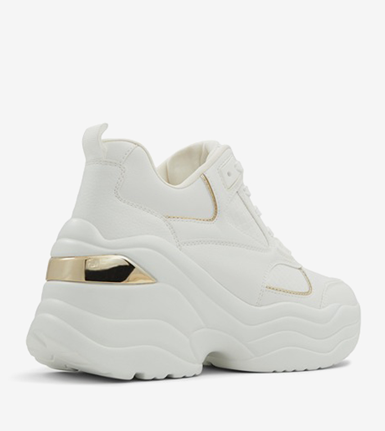 Buy Call It Spring HELYNNE Mid Top Chunky Sneakers In White 6thStreet UAE