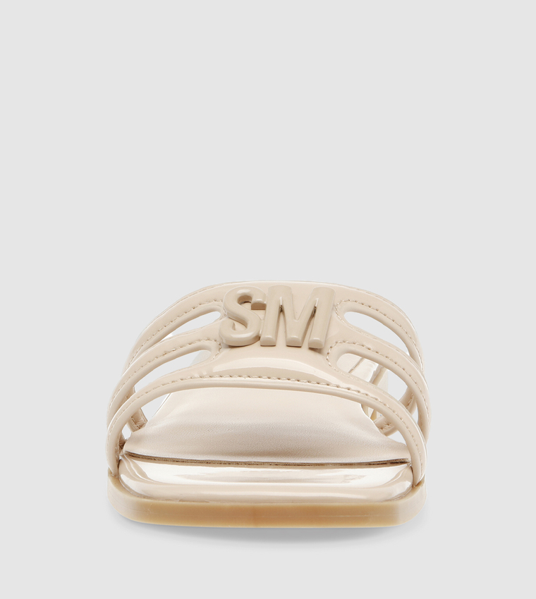HEYDAY Monogram Detail Flat Sandals