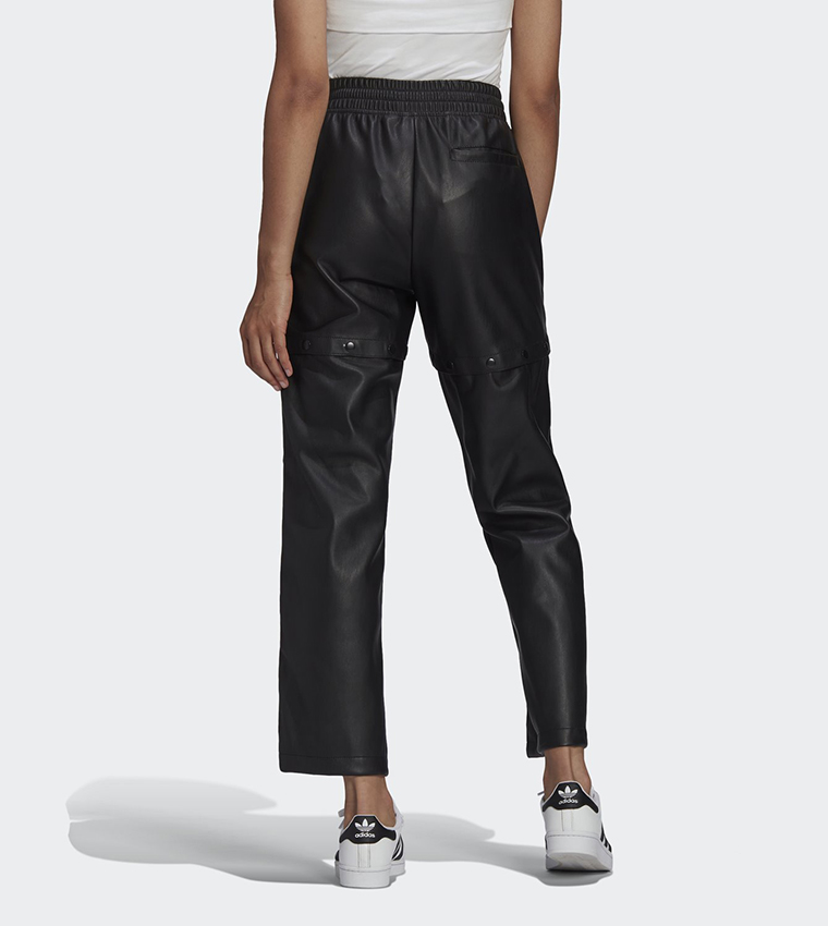 Adidas leather track pants online