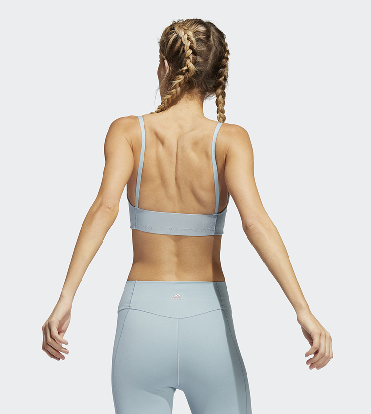adidas Yoga Studio Light-Support Bra - Grey