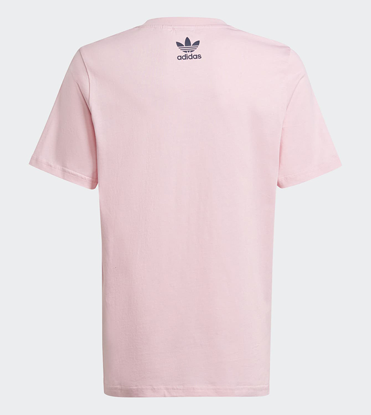 Pink adidas clearance originals t shirt