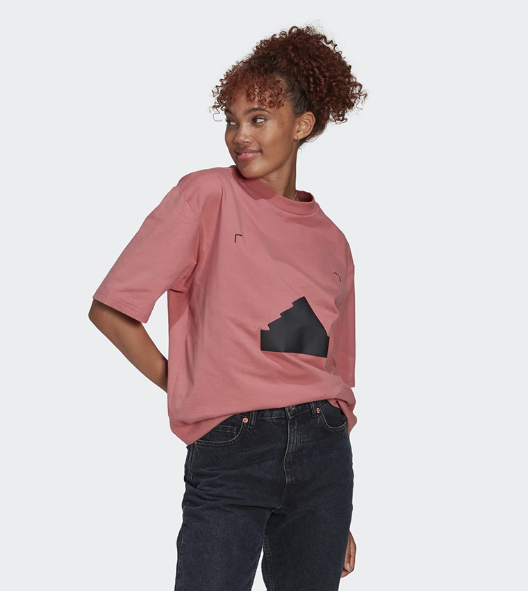 Pink and top grey adidas shirt