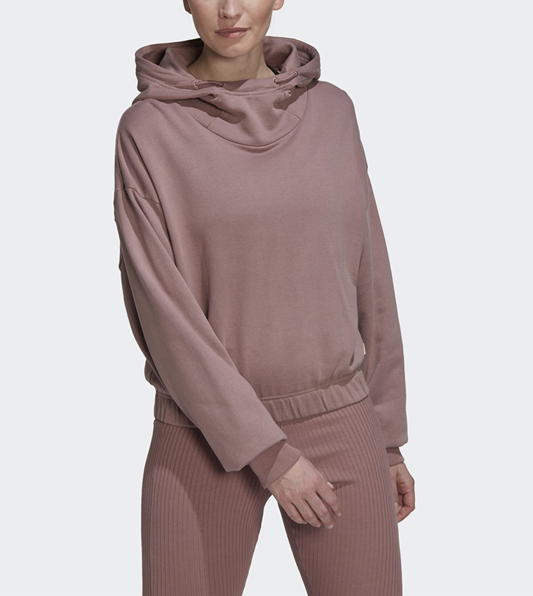 Adidas cowl neck hoodie outlet