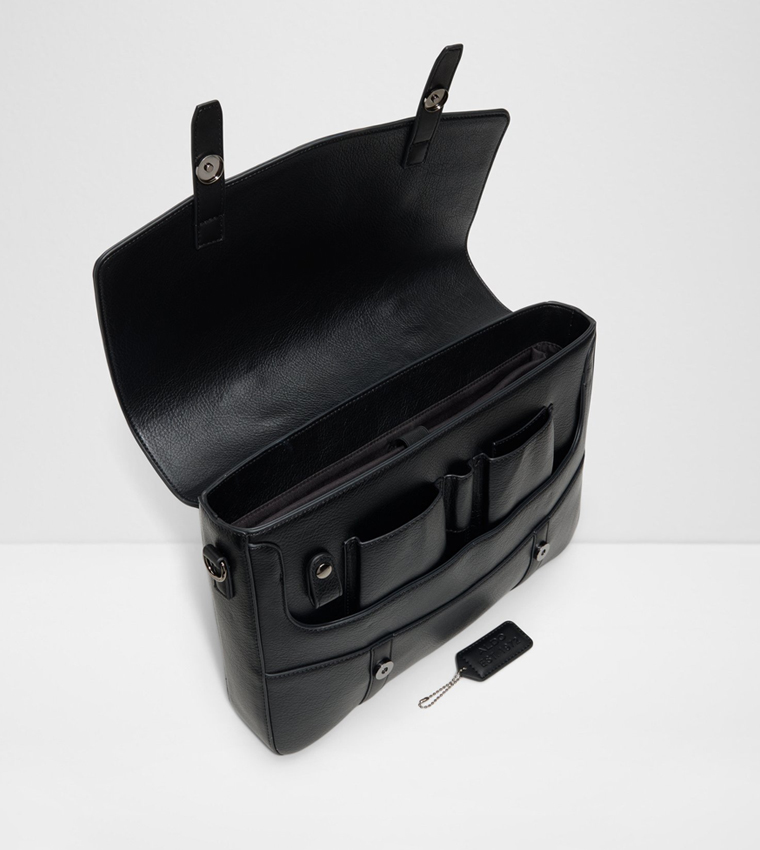 HILDEBRAD Textured Flap Laptop Bag
