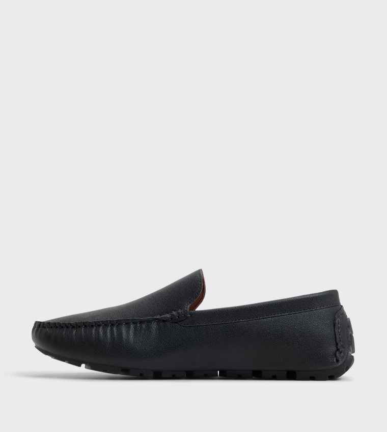 HILL Textured Slip-On Loafers