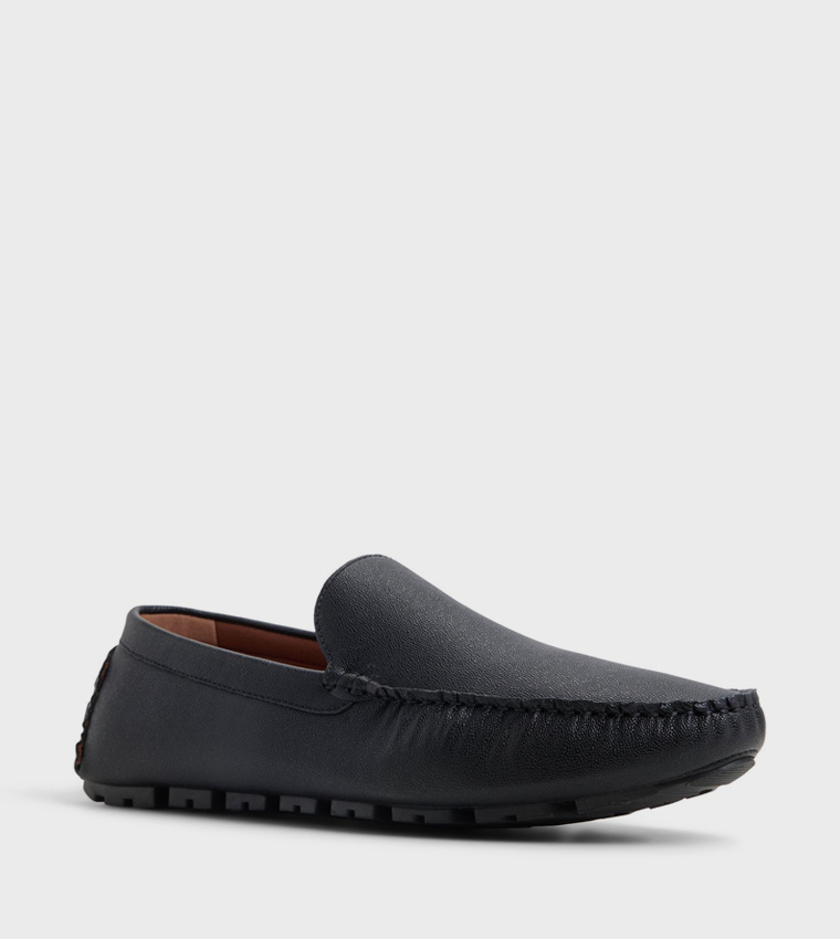 HILL Textured Slip-On Loafers