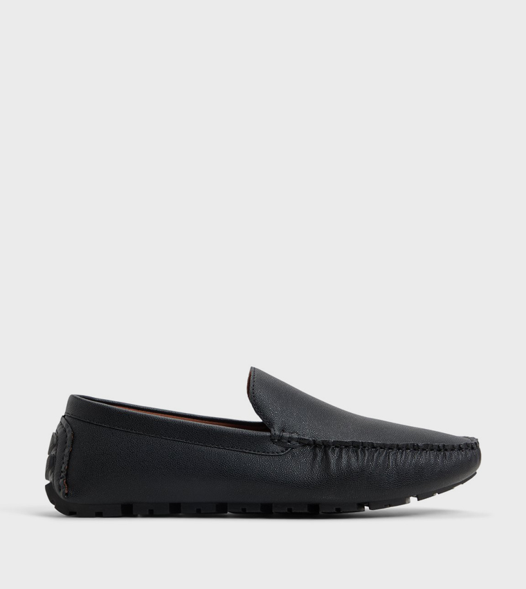 HILL Textured Slip-On Loafers