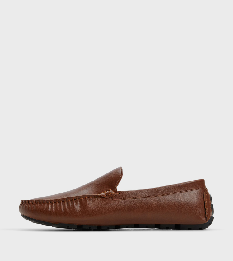 HILL Textured Slip-On Loafers