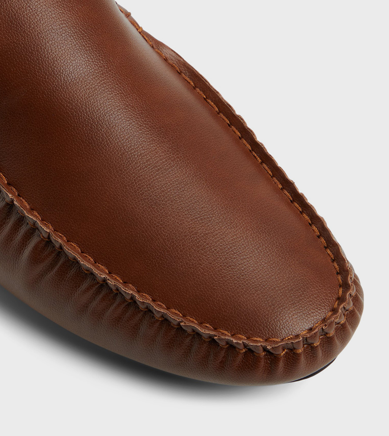HILL Textured Slip-On Loafers