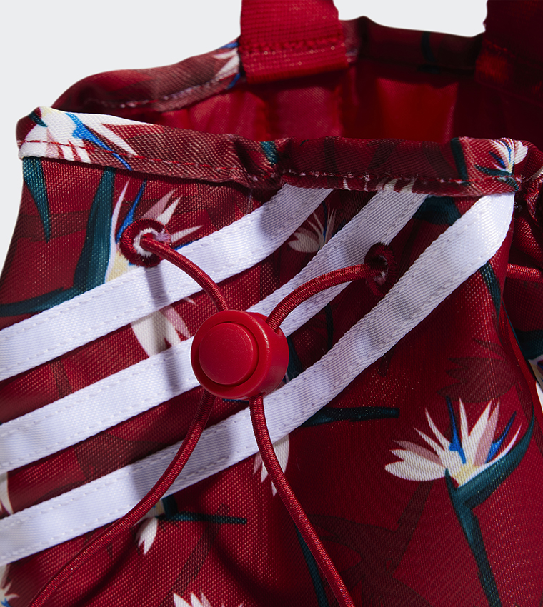 Rare Adidas Originals x Thebe Magugu Mini Bucket Backpack Red Floral Trefoil adidas Floral Bags & Handbags for Women for sale | eBay main image 2