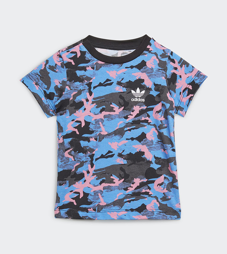 Buy Adidas Allover Printed Camo T Shirt In Multiple Colors 6thStreet Oman