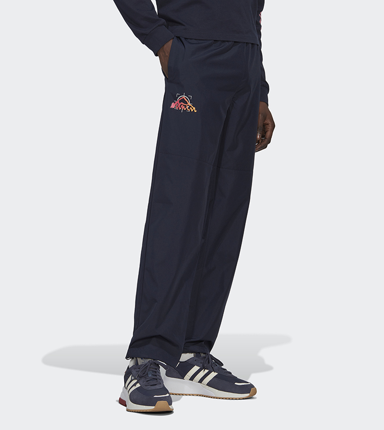 Logo Printed Elasticated Waist Trackpants
