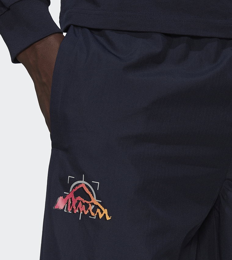 Logo Printed Elasticated Waist Trackpants