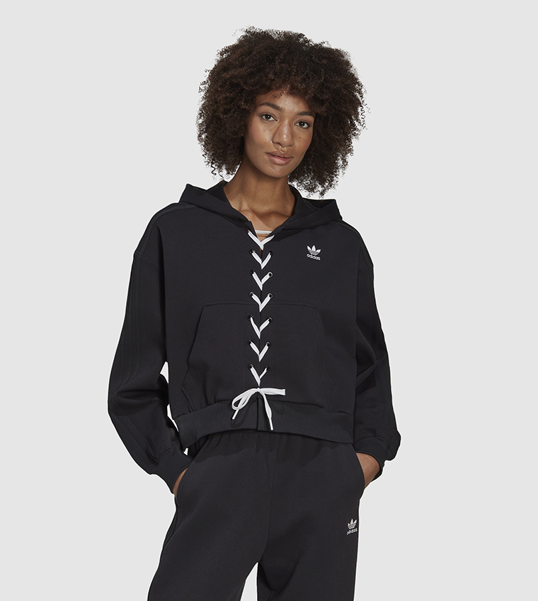 Adidas lace sweatshirt best sale