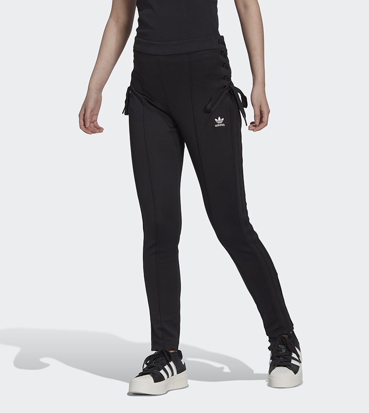Black slim fit track pants 2025