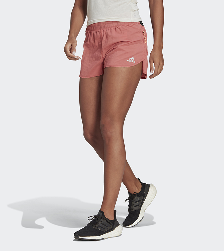 Adidas top peach shorts